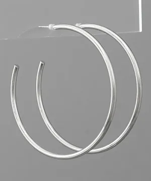 14K Gold Dipped Hoops (2 colors)