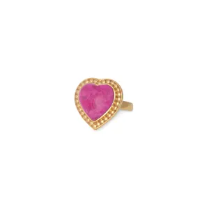 18k Gold Vermeil Pink Mohave Ring: The Luciana