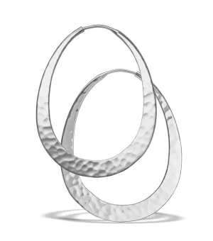 48mm Oval Hoop Earrings