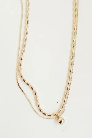 Addison Gold Layered Chain Necklace