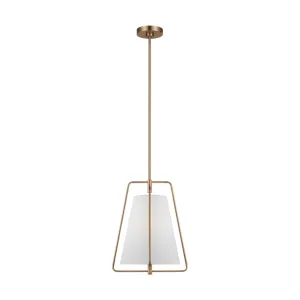 Allis 15 in. Pendant Light Satin Brass finish