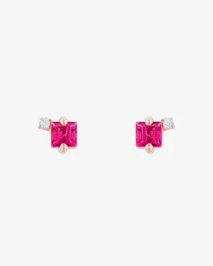 Amalfi Princess Burst Pink Topaz Studs