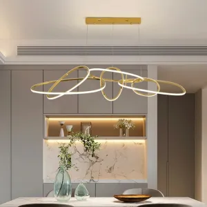 ANKUR GEOM INFINITY LOOP MODERN LED PENDANT CHANDELIER