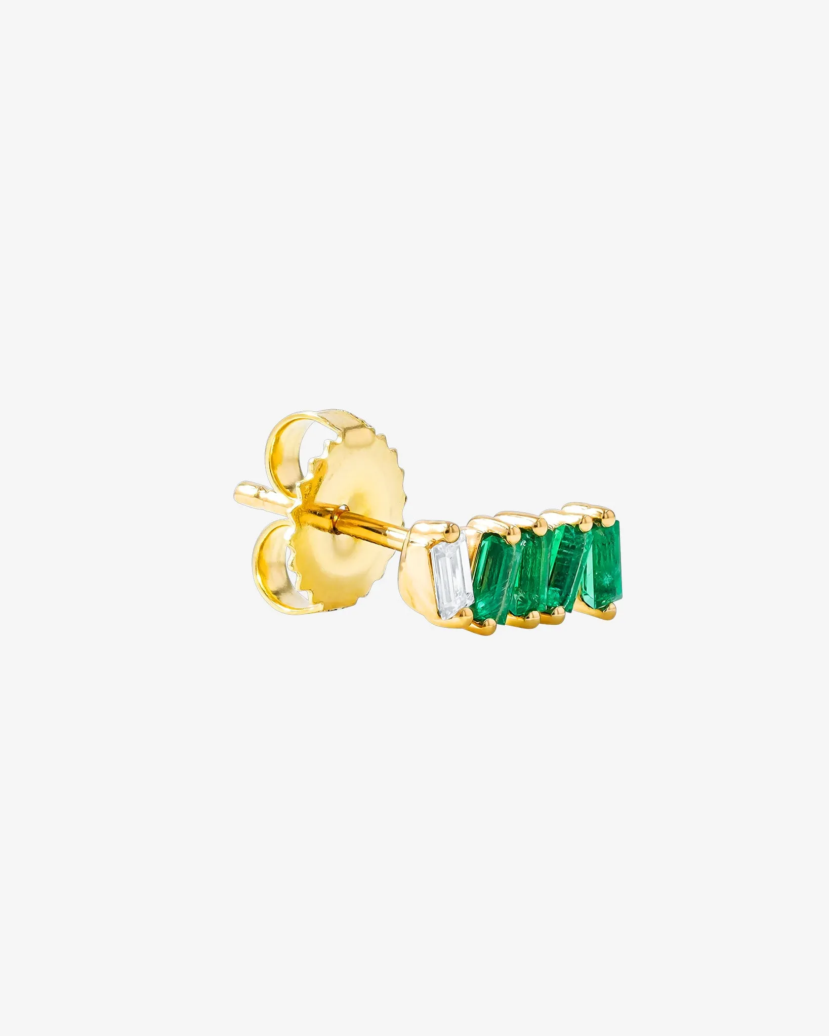 Bold Emerald Studs