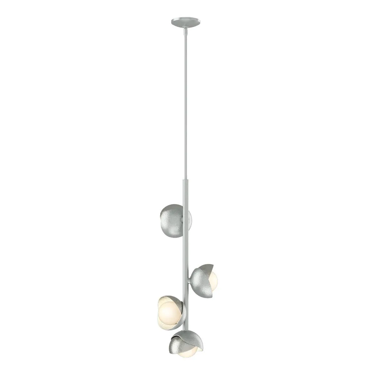 Brooklyn 12 in. 4 lights Pendant Light Vintage Platinum finish