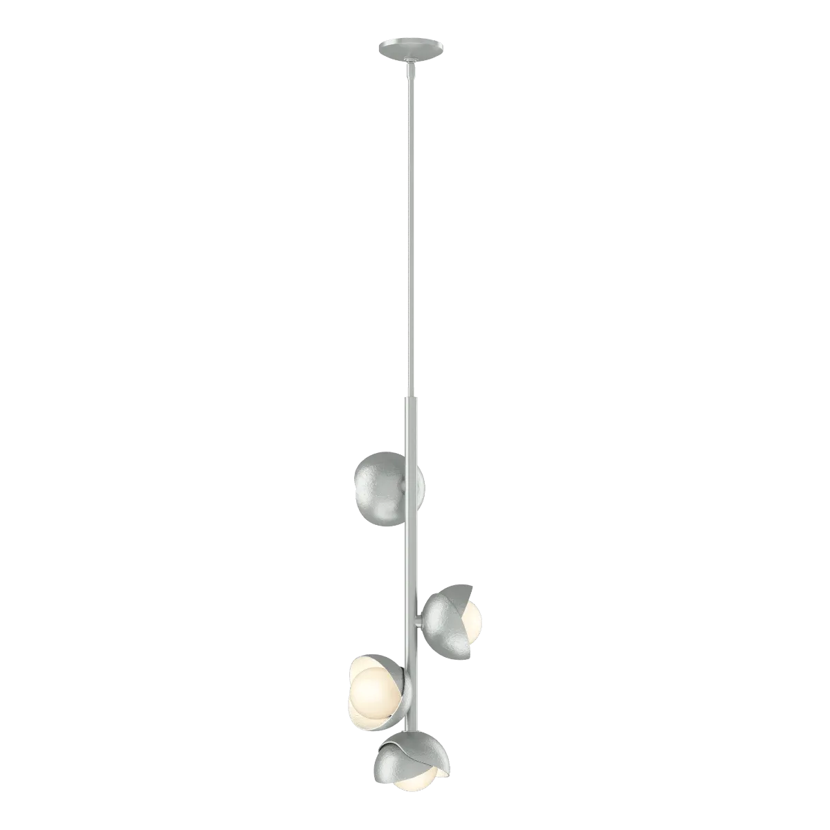 Brooklyn 12 in. 4 lights Pendant Light Vintage Platinum finish