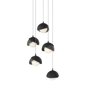 Brooklyn 16 in. 5 lights Long Pendant Light Dark Smoke Finish