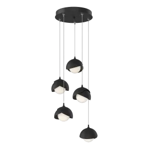 Brooklyn 16 in. 5 lights Standard Pendant Light Black Finish