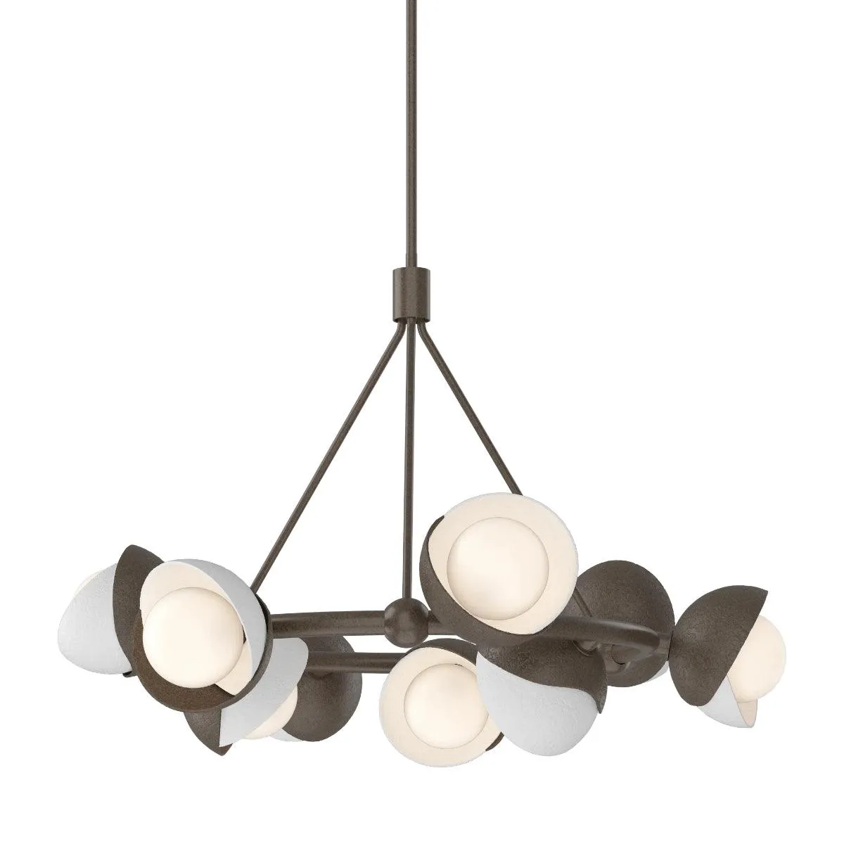 Brooklyn 32 in. 9 lights Pendant Light Bronze Finish