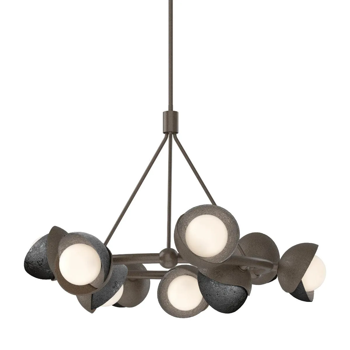 Brooklyn 32 in. 9 lights Pendant Light Bronze Finish