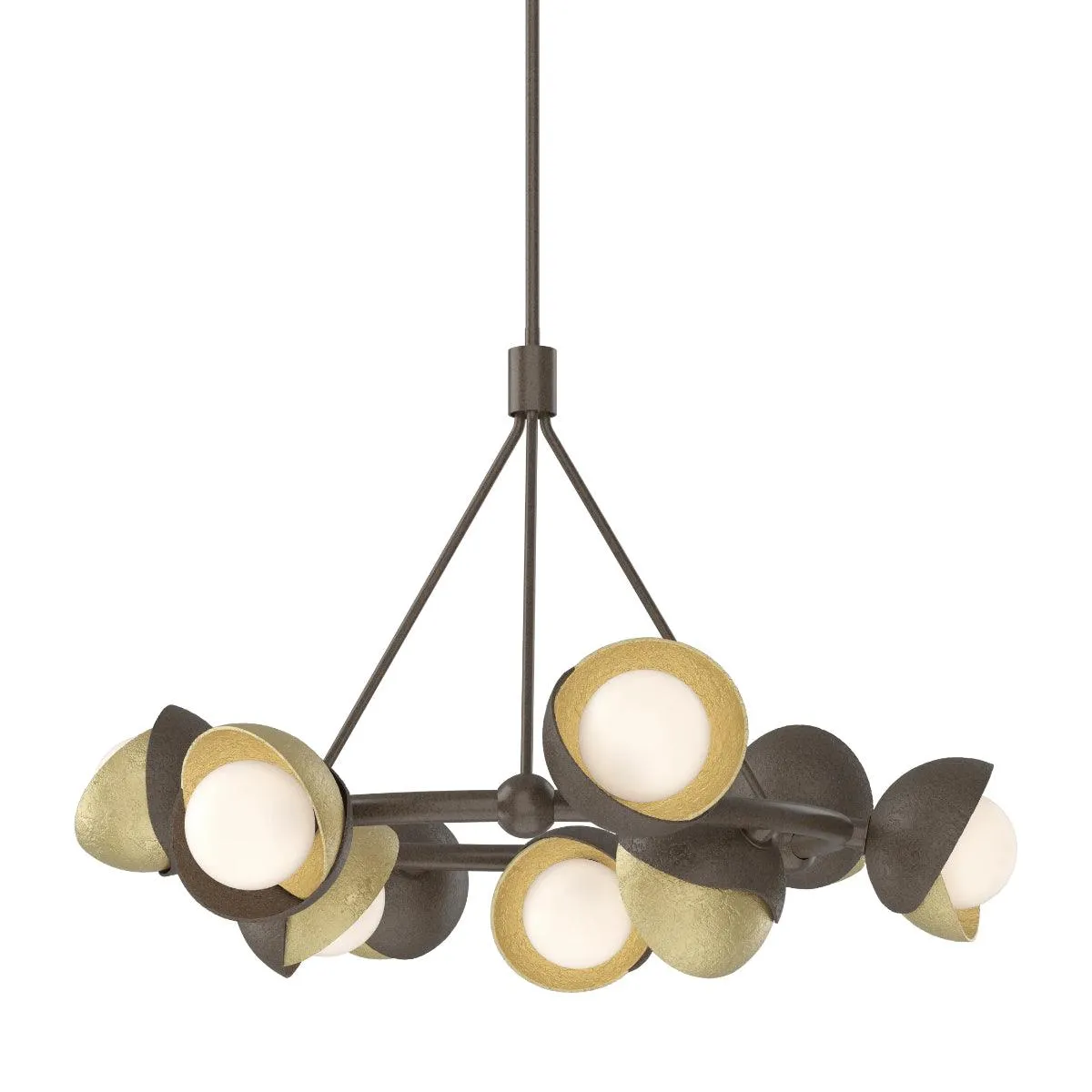 Brooklyn 32 in. 9 lights Pendant Light Bronze Finish