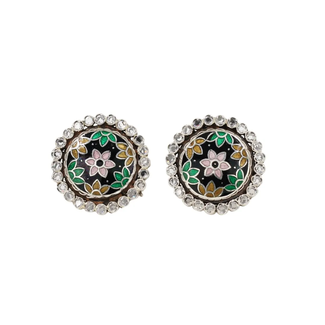 Classic Charm: Sophisticated Handcrafted Silver Earrings by Sangeeta Boochra