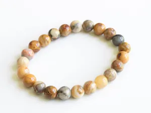 Crazy Lace Agate Gemstone Bracelet