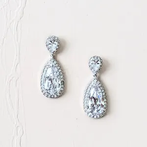 Cubic Zirconia Drop Earrings Neshe