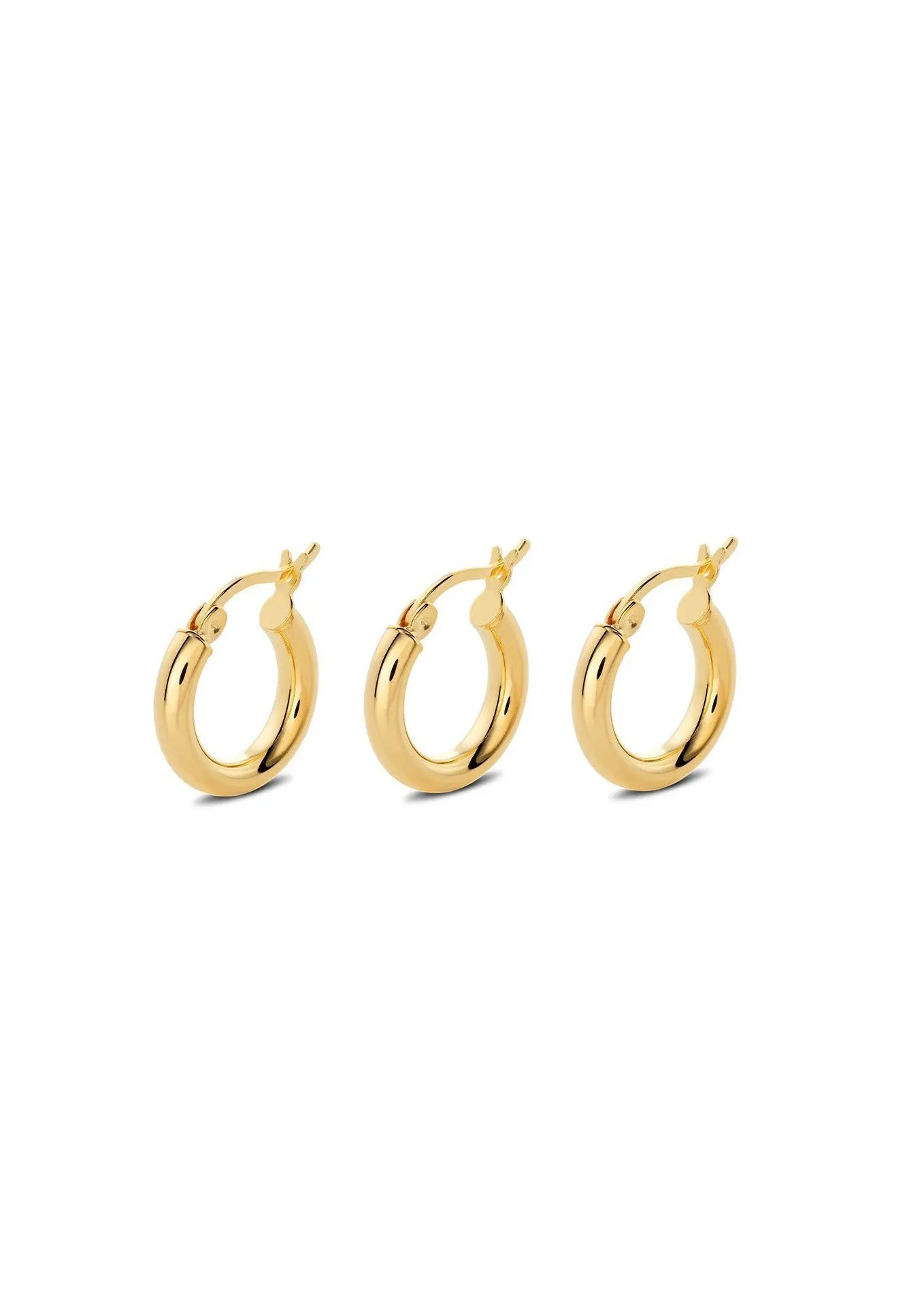 Ella Hoops Gold