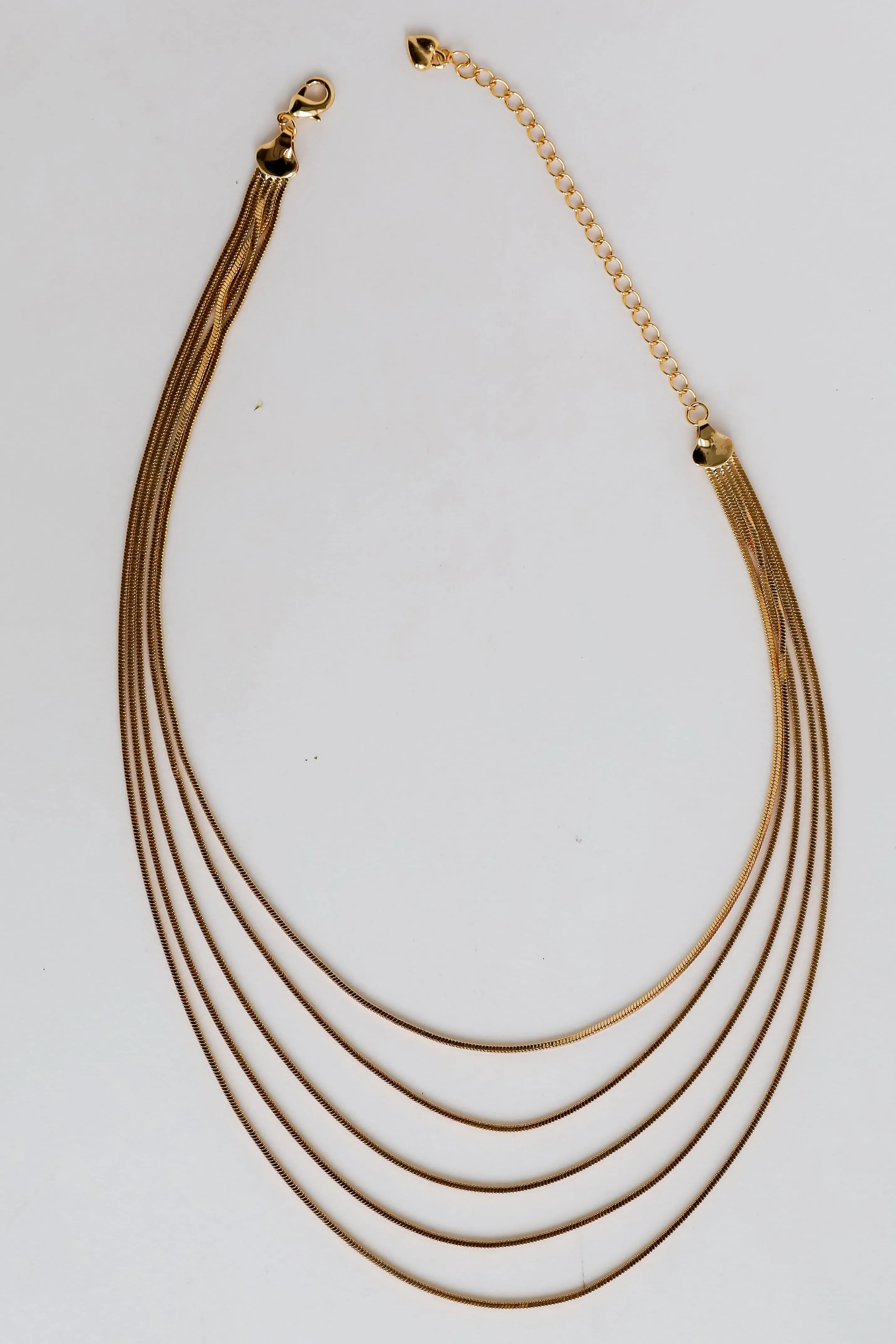 Emily Gold Layered Chain Necklace