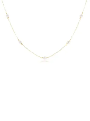 enewton Classic Simplicity Chain Pearl Bead Choker: 4mm