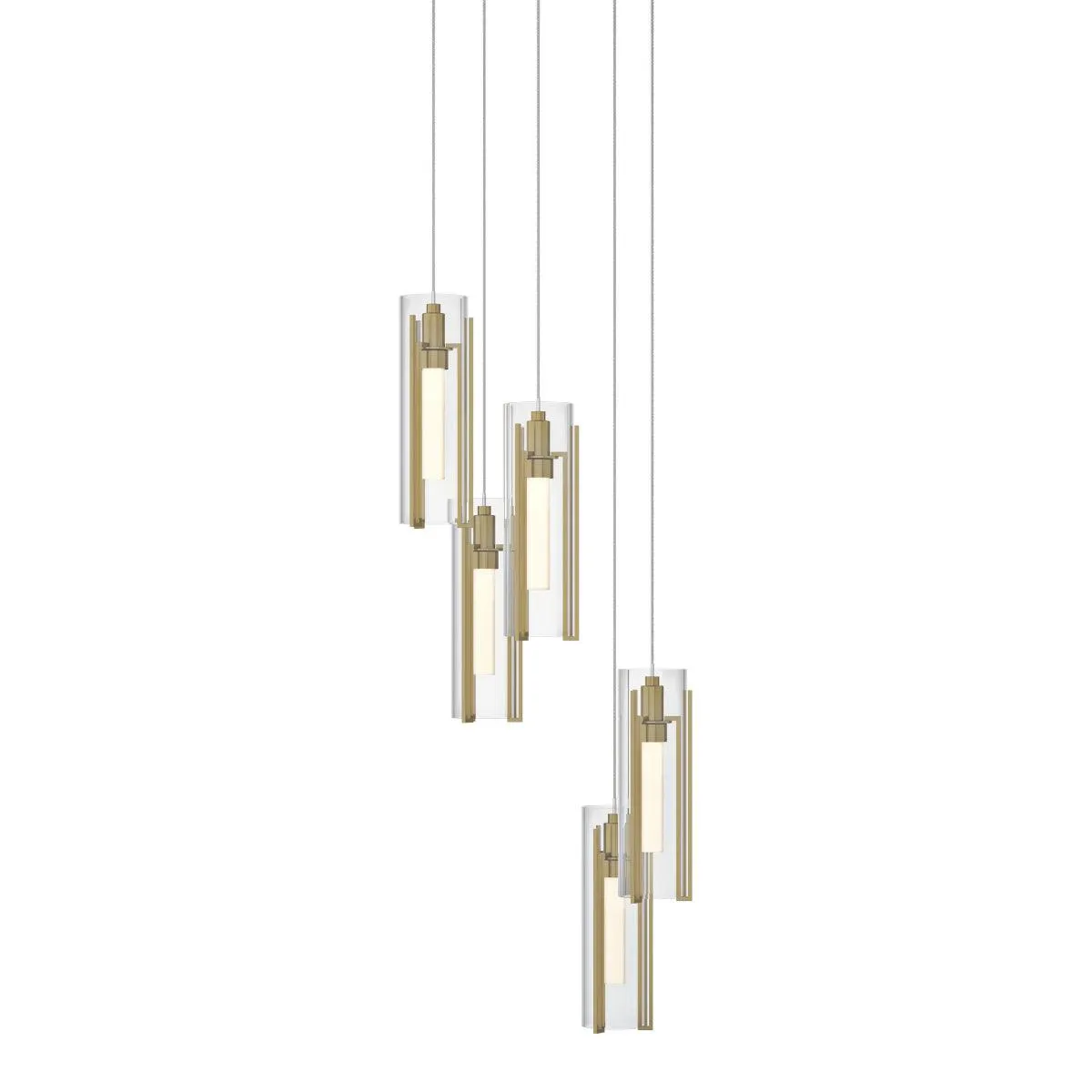 Exos 14 in. 5 lights Pendant Light with Long Height