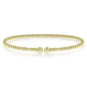 Gabriel & Co. Yellow Gold Bujukan Split Bangle