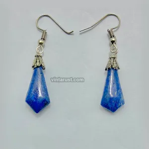 Lapis Lazuli Gemstone Dangle Earrings