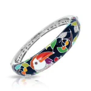 Love Toucan Black Bangle