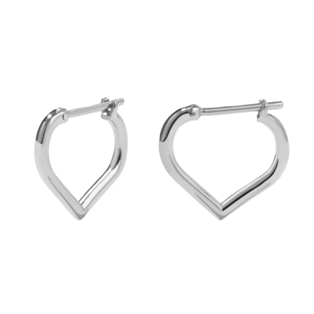 Meadowlark Love Hoops Small - Sterling Silver