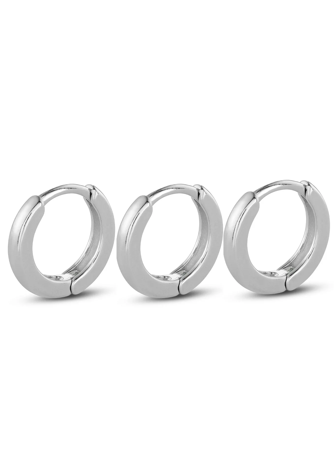 Midi Hoops Silver