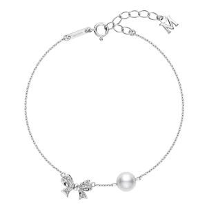 Mikimoto Pearl Bow Bracelet