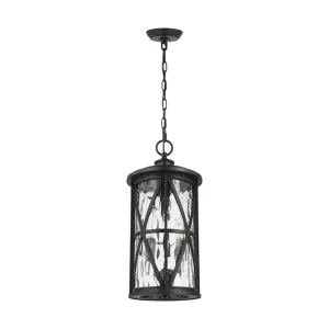 Millbrooke 3 Lights Outdoor Pendant Light Bronze finish