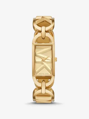 Mini Empire Michael Kors gold watch, yellow