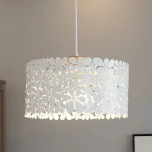 Modern White Cutout Petals Pendant Lamp for Dining Room