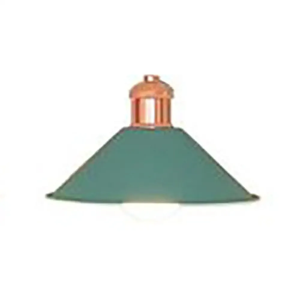 Modernist Style Conical Suspended Lamp - Metallic Hanging Light Fixture - 1 Light - Black/White - Living Room