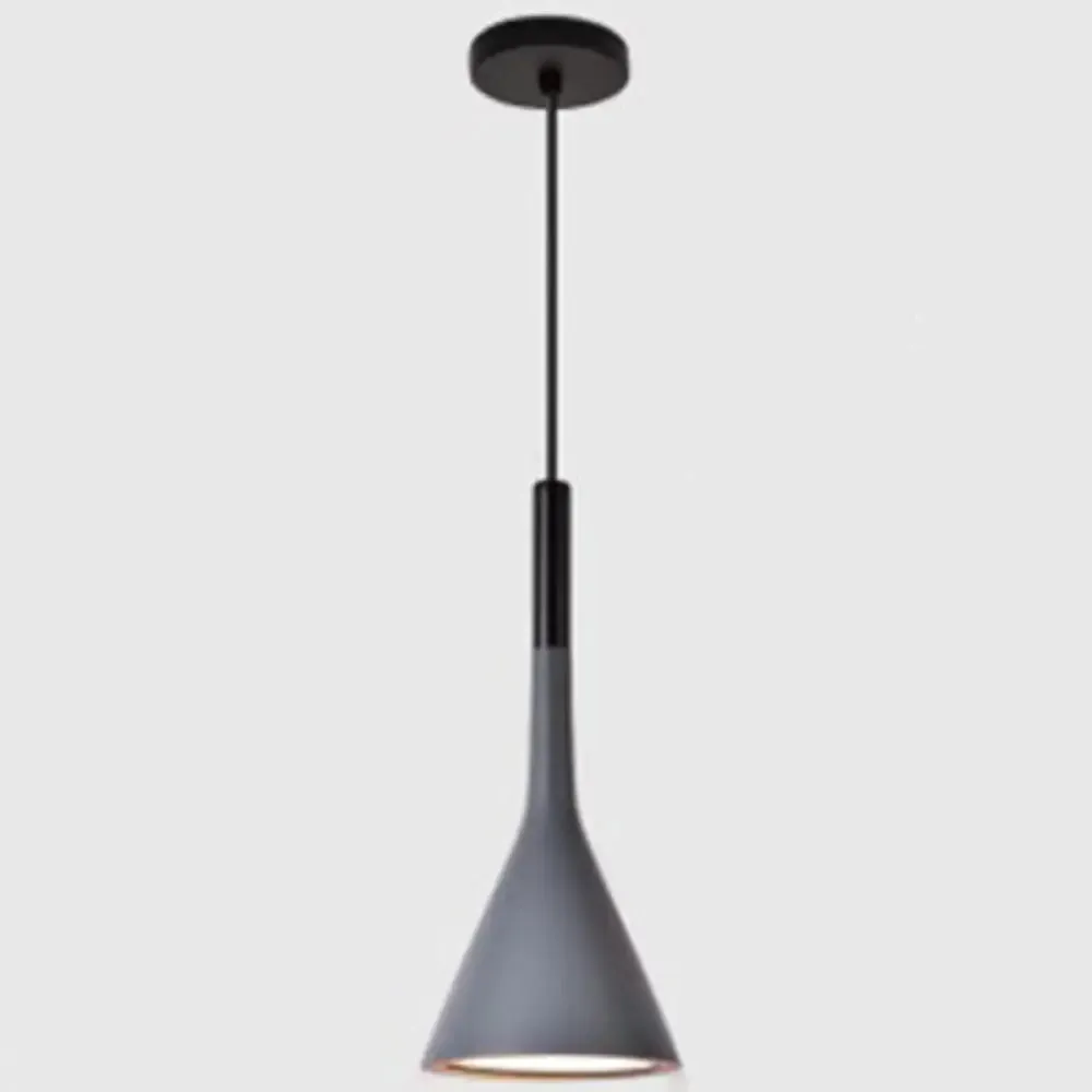 Nordic Modern Resin Tapered Hanging Light - Stylish 1-Light Restaurant Pendant Lamp