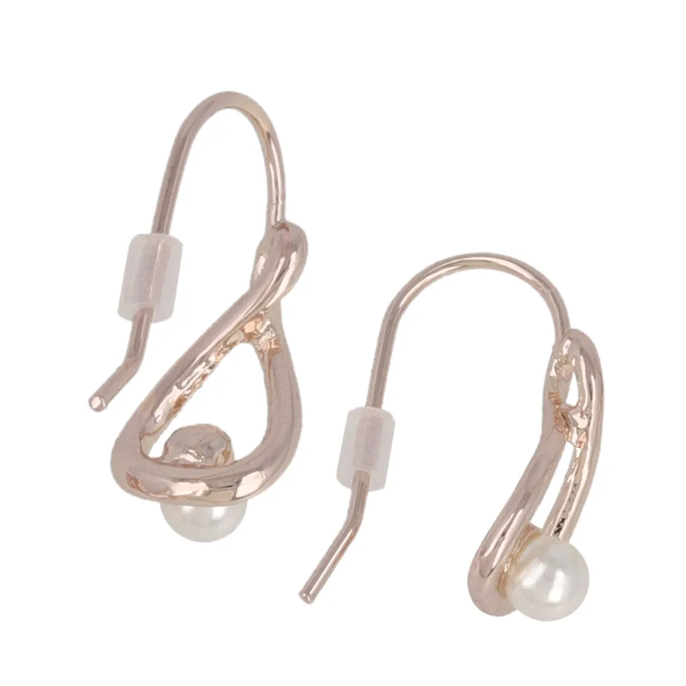 Pearl Infinity Drop Earrings