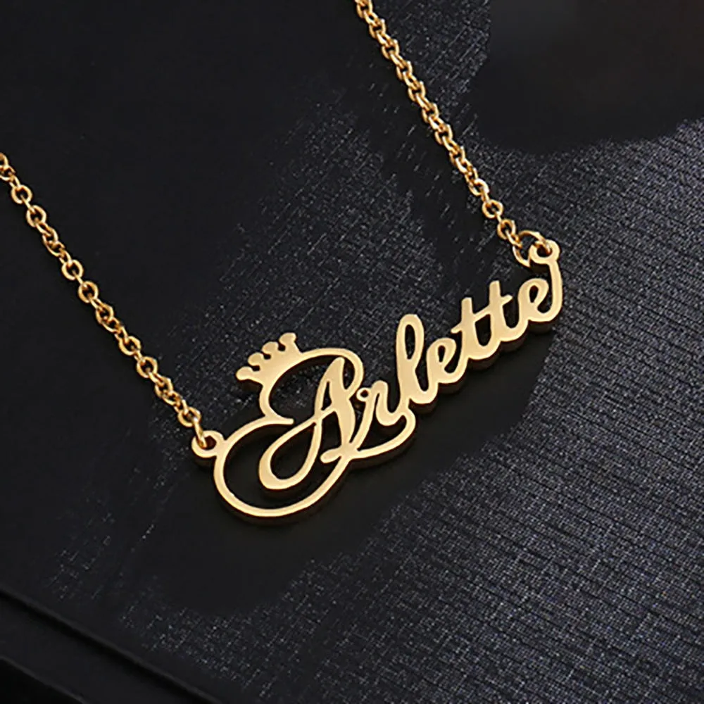 Personalized Name Necklace with a stethoscope For Women Men Gold Silver Chain Lovers