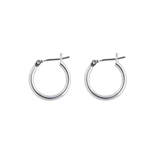 Plain Hoop 15mm Earrings FE4301