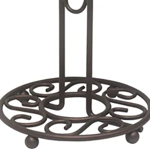 Scroll Collection Steel Mug Tree, Bronze