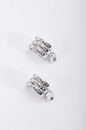 Silver Clip On Earrings