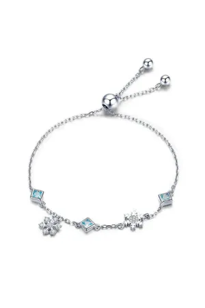 Snowflower Bolo Bracelet Bridesmaid Gift