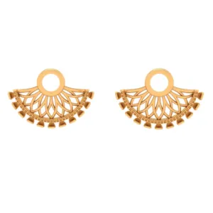 Sophisticated 22 Karat Yellow Gold Studs