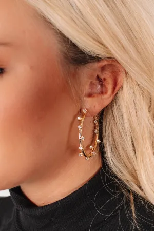 Sophisticated Style Earrings - Gold