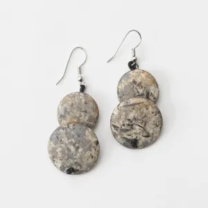 Speckled Grey Amelie Earrings