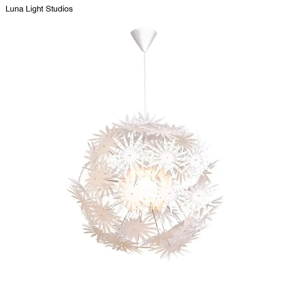 Sputnik Art Deco Pendant Acrylic Ceiling Light: 1 Light, 19"/23.5" Wide, Perfect for Bedrooms