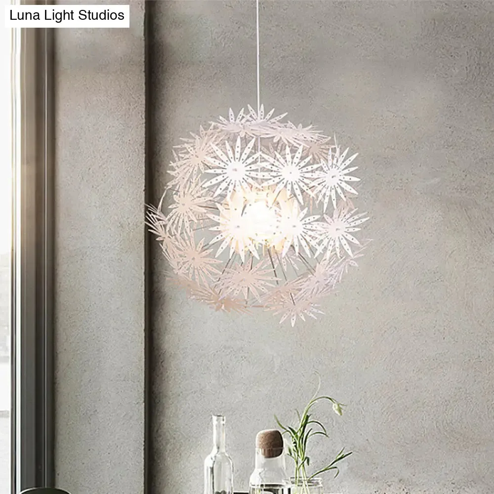 Sputnik Art Deco Pendant Acrylic Ceiling Light: 1 Light, 19"/23.5" Wide, Perfect for Bedrooms