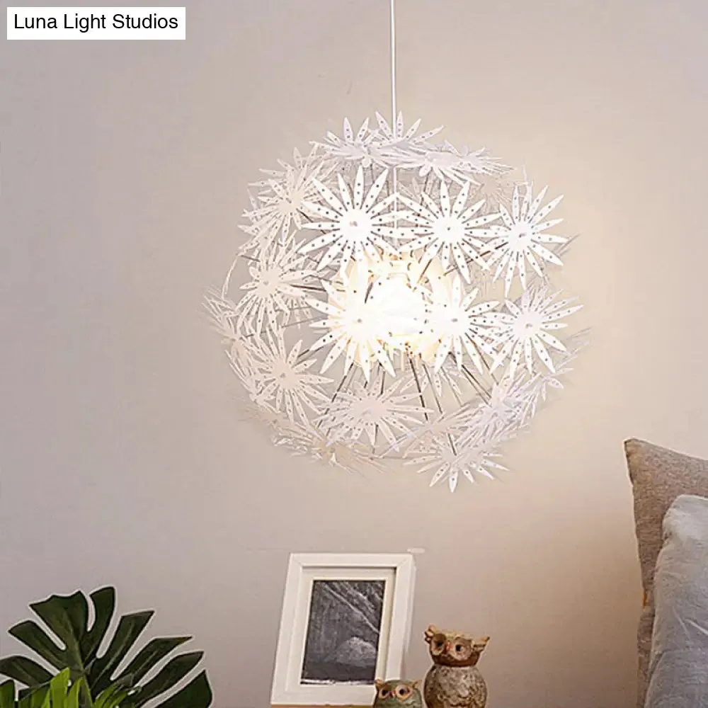 Sputnik Art Deco Pendant Acrylic Ceiling Light: 1 Light, 19"/23.5" Wide, Perfect for Bedrooms