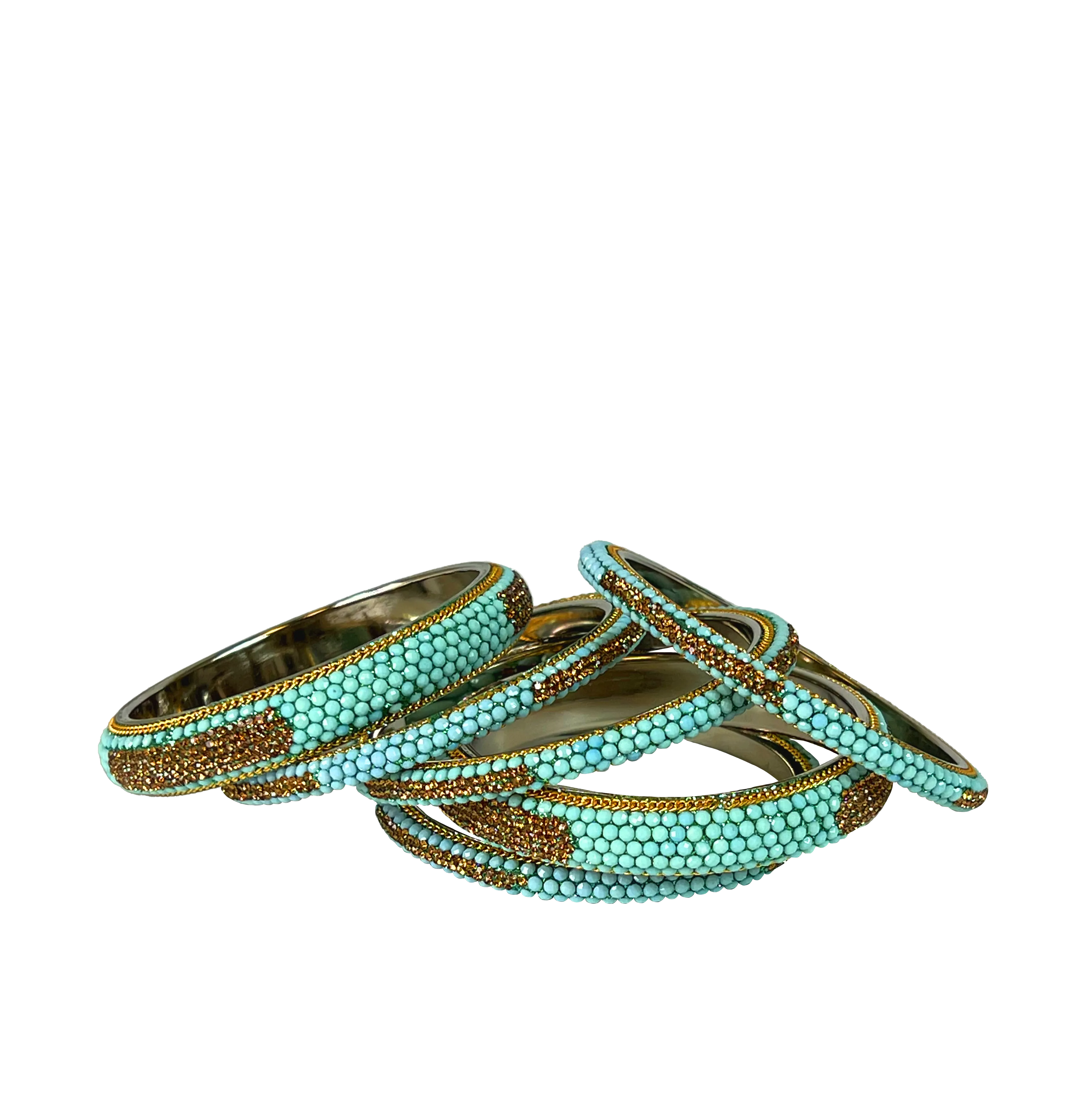 Sundar Bangles  Taj Turquoise