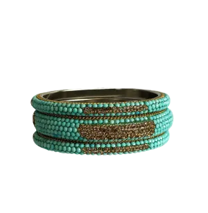 Sundar Bangles  Taj Turquoise