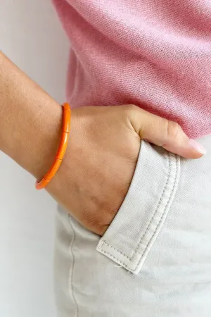 Tube Bracelet Solid | Orange