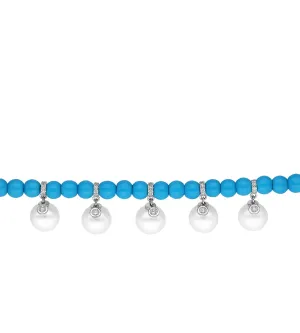 Turquoise perlée bracelet