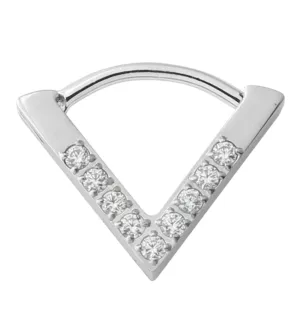 Verge Stainless Steel Septum Clicker